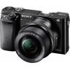 Sony ALPHA 6000 E-MOUNT KIT + 16-50MM systémová kamera E-Mount vč. SEL-P16-50 mm standardní objektiv s funkcí zoom 24.3 Megapixel černá Full HD videozáznam, Wi-Fi, otočný a naklápěcí displej, patice n