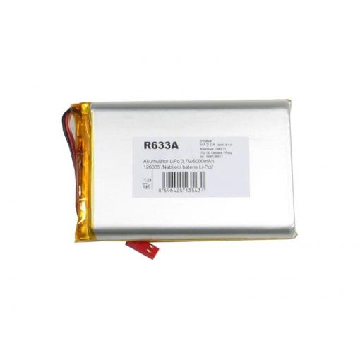 Baterie nabíjecí Li-Pol 3,7V/8000mAh 116290 Hadex