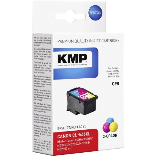 KMP Ink náhradní Canon CL-546XL kompatibilní barva C98 1563,4030