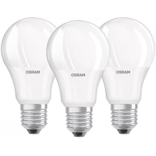OSRAM HOMELIGHTING 4058075819436 LED Energetická třída (EEK2021) F (A - G) E27 klasická žárovka 10 W = 75 W teplá bílá (Ø x d) 60 mm x 110 mm 3 ks
