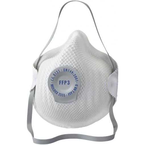 Moldex Klassiker 255555 respirátor proti jemnému prachu, s ventilem FFP3 D 5 ks EN 149:2001, EN 149:2009 DIN 149:2001, DIN 149:2009