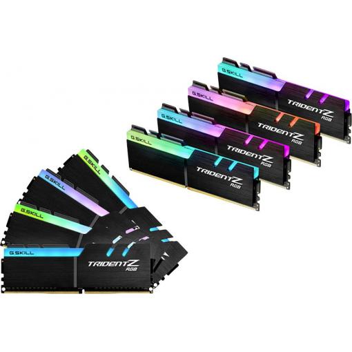 G.Skill Trident Z RGB Sada RAM pro PC DDR4 64 GB 8 x 8 GB Bez ECC 4000 MHz 288pin DIMM CL18-19-19-39 F4-4000C18Q2-64GTZR