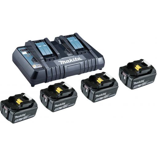Makita 199483-0 BL 1850B + DC18RD akumulátor do nářadí a nabíječka 18 V 5 Ah Li-Ion