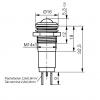 Signal Construct SWBU14424A indikační LED modrá 24 V DC/AC Tray