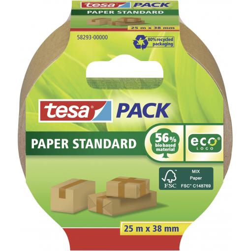 tesa STANDARD ecoLogo® 58293 balicí lepicí páska hnědá (d x š) 25 m x 38 mm 1 ks