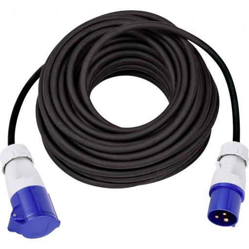 Max Hauri 162413 napájecí prodlužovací kabel, 16 A, modrá, černá, 15.00 m