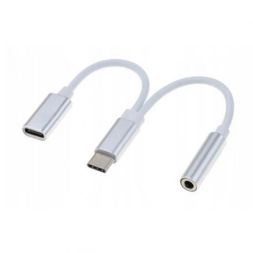 Adaptér - propojka  USB-C / 3,5mm jack