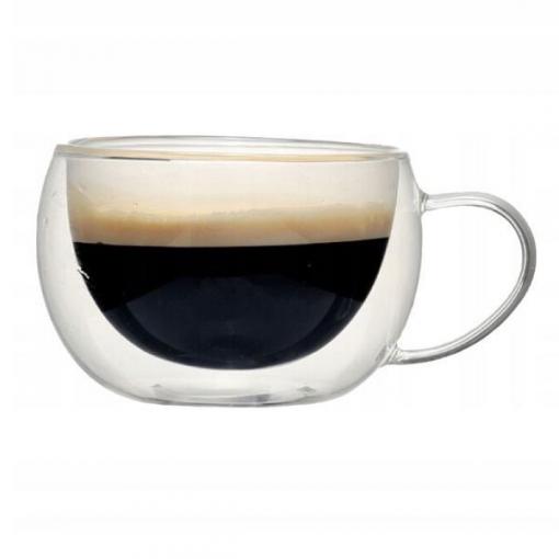 Termo sklenice z borosilikátu, 250 ml, dvojitá stěna