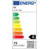 Žárovka AZ  75W E27 240V A55