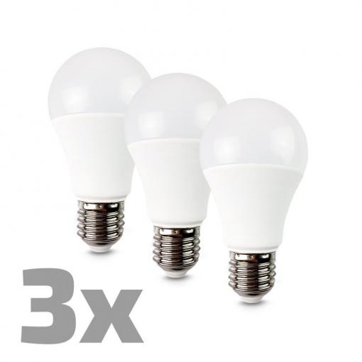 ECOLUX LED žárovka 3-pack, klasický tvar, 12W, E27, 3000K, 270°, 1080lm, 3ks v balení cena za balení 3 ks