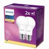 LED žárovka Philips E27 11W 2700K 230V A60  SET2ks  P726973 cena za balení 2 ks