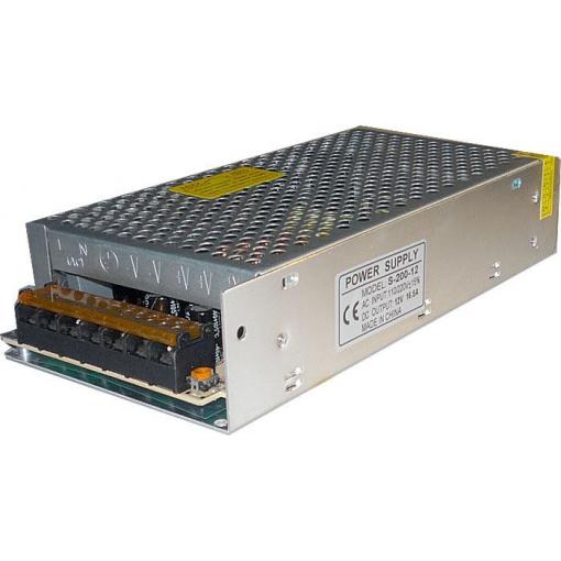 Průmyslový spínaný zdroj S-200-12, 12 V / 200 W