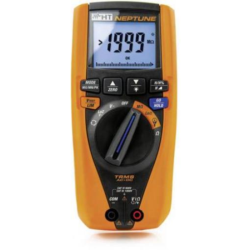 HT Instruments HT Neptune instalační tester, VDE tester, Kalibrováno dle (ISO), Norma VDE 0413, 1010830-ISO, EN a DE menu