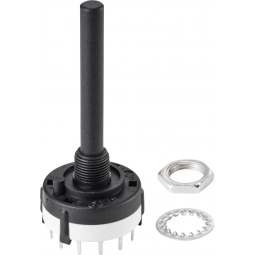 TRU COMPONENTS TC-9415608 SR26E4712-R-50 otočný spínač 250 V 150 mA 12 x 30 ° 1 ks