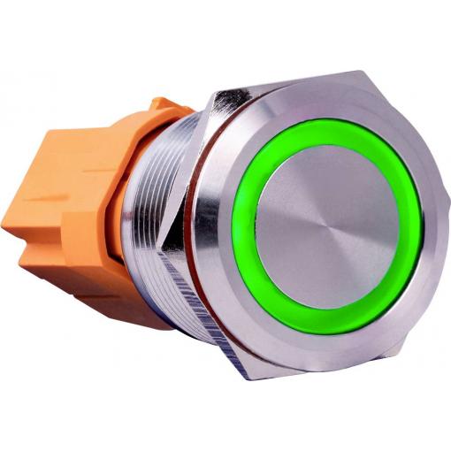 Joy-it BUTTON22B-L-GR, BUTTON22B-L-GR spínač s reverzací, 22.20 mm, 250 V/AC, 7 A, 1 ks
