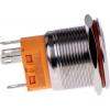 Joy-it BUTTON22A-L-GR, BUTTON22A-L-GR spínač s reverzací, 24.80 mm, 250 V, 3 A, 1 ks