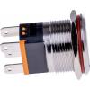 Joy-it BUTTON22C-M-RD, BUTTON22C-M-RD spínač s reverzací, 22.20 mm, 250 V/AC, 15 A, 1 ks