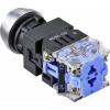 TRU COMPONENTS LAS0-L-11ZEB/B/12V, TC-9428152 tlačítkový spínač, 22 mm, 250 V, 5 A, 1 ks