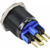 TRU COMPONENTS GQ22-11ZE/B/12V/A, TC-9428220 tlačítko, 22 mm, 250 V/AC, 3 A, 1 ks