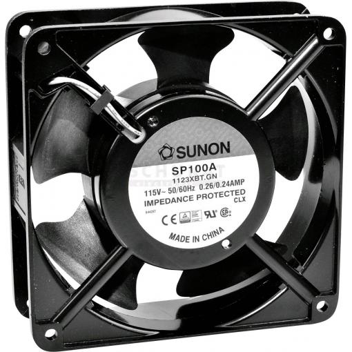 Sunon DP200A2123XBL axiální ventilátor, 230 V/AC, 164.76 m³/h, (d x š x v) 120 x 120 x 38 mm, DP200A2123XBL