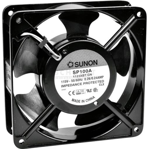 Sunon DP203A2123LST axiální ventilátor, 230 V/AC, 118.9 m³/h, (d x š x v) 120 x 120 x 38 mm, DP203A-2123.LST.GN