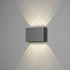Konstsmide Chieri 2x4 7865-370 venkovní nástěnné osvětlení, nástěnné světlo Energetická třída (EEK2021): F (A - G) LED 8 W antracit (matný)