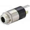 TRU COMPONENTS TC-9465724 jack konektor 3.5 mm zásuvka, vestavná vertikální Pólů: 3 stereo černá 1 ks