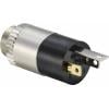 TRU COMPONENTS TC-9465724 jack konektor 3.5 mm zásuvka, vestavná vertikální Pólů: 3 stereo černá 1 ks