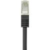 Renkforce RF-4732884 RJ45 síťové kabely, propojovací kabely CAT 5e F/UTP 5.00 m černá s ochranou 1 ks