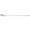 Renkforce RF-4737368 RJ45 síťové kabely, propojovací kabely CAT 6A S/FTP 1.00 m šedá flexibilní provedení, pozlacené kontakty 1 ks