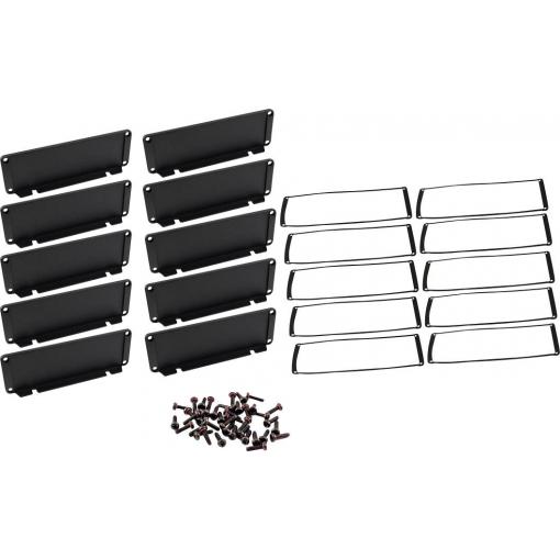 Hammond Electronics pouzdro hliník černá (d x š x v) 16 x 168.50 x 56.90 mm 10 ks