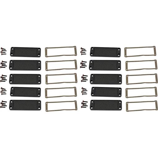 Hammond Electronics pouzdro hliník černá (d x š x v) 6 x 87 x 31 mm 10 ks