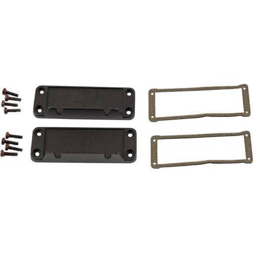 Hammond Electronics pouzdro hliník černá (d x š x v) 16 x 87 x 31 mm 2 ks