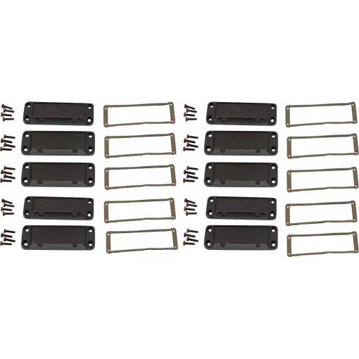 Hammond Electronics pouzdro hliník černá (d x š x v) 16 x 87 x 31 mm 10 ks