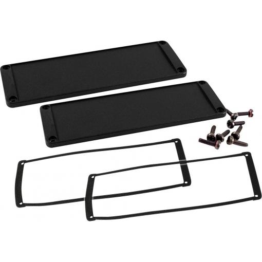 Hammond Electronics pouzdro hliník černá (d x š x v) 6 x 169 x 57 mm 2 ks