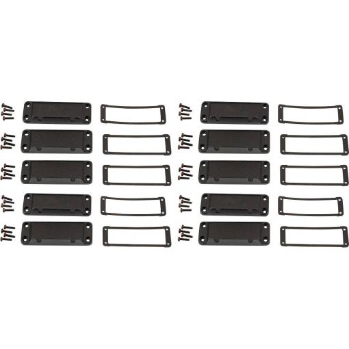 Hammond Electronics pouzdro hliník černá (d x š x v) 16 x 87 x 31 mm 10 ks