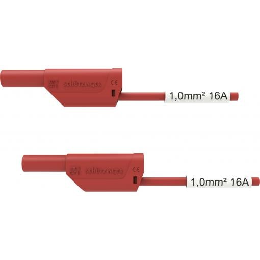 Schützinger VSFK 8500 / SIL1 / 200 / RT bezpečnostní měřicí kabely 4 mm zástrčka 4 mm zástrčka 200.00 cm červená 1 ks