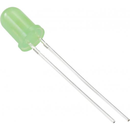 TRU COMPONENTS LED s vývody 5 mm žlutozelená kulatý 5 mm 68 mcd 60 ° 20 mA