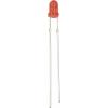 TRU COMPONENTS LED s vývody 3 mm červená kulatý 3 mm 100 mcd 60 ° 20 mA
