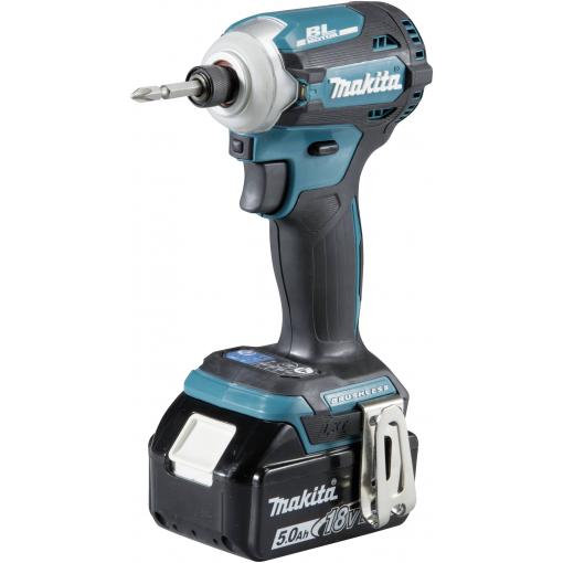 Makita DTW701RTJ aku rázový utahovák, 700 Nm, 18 V, 5 Ah, vč. 2x aku, vč. nabíječky, kufřík