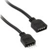 PC větrák prodlužovací kabel [1x zásuvka pro PC větrák 4pólová - 1x zástrčka pro PC větrák 4pólová] 0.50 m černá Kolink