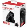 Trust VOXX optická ergonomická myš, přenos Bluetooth®, bezdrátový, 9 tlačítko, 2400 dpi, černá