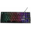 Trust GXT833 THADO TKL USB, kabelový herní klávesnice německá, QWERTZ černá, RGB s podsvícením, tlačítka multimédií