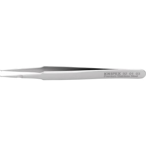 Knipex 92 01 03 jemná pinzeta, 1 ks, špičatá, jemná, extra tenký, 120 mm