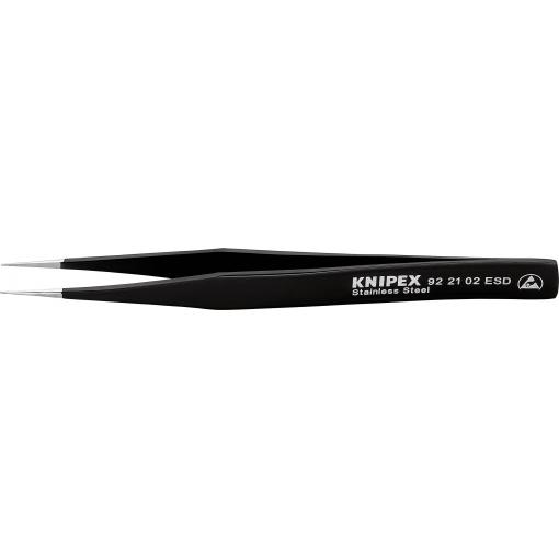 Knipex 92 21 02 ESD ESD Pinzeta, 1 ks, špičatá, jemná, extra tenký, 128 mm