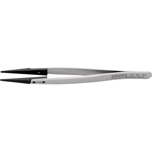 Knipex 92 81 01 ESD Pinzeta, 1 ks, tupá, 130 mm