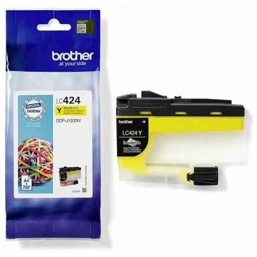 Brother Ink LC-424Y originál žlutá LC424Y