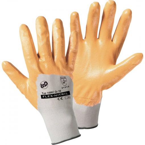 Leipold Doehle Flex-Nitril 1496C-12 polyester pracovní rukavice Velikost rukavic: 12, XXL CAT II 1 pár