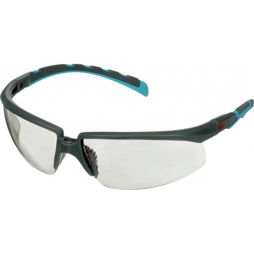 3M S2007SGAF-BGR ochranné brýle vč. ochrany proti zamlžení, úhel nastavitelný tyrkysová, šedá EN 166 DIN 166