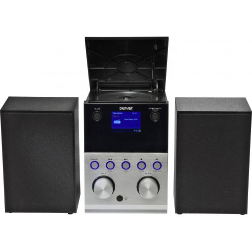 Denver MDA-260 stereo systém Bluetooth, DAB+, FM, USB, AUX, vč. dálkového ovládání 2 x 4.5 W černá